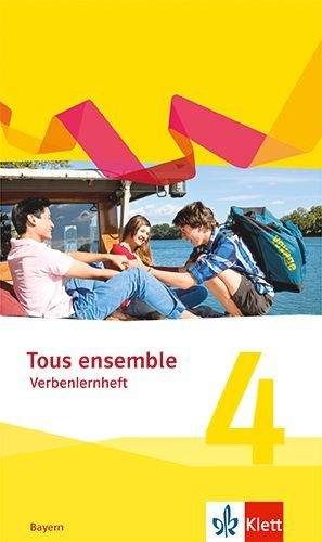 Buchcover und Innenansicht für das Buch: Tous ensemble 4. Verbenlernheft 4. Lernjahr. Ausgabe Bayern
