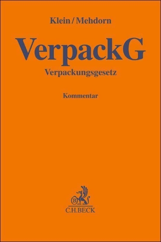 Buchcover und Innenansicht für das Buch: VerpackG