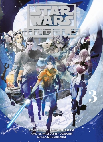 Buchcover und Innenansicht für das Buch: Star Wars - Rebels (Manga) 03