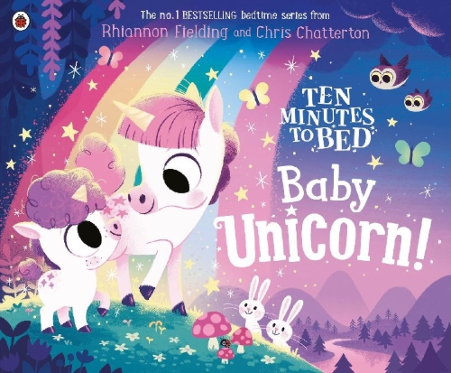 Buchcover und Innenansicht für das Buch: Ten Minutes to Bed: Baby Unicorn