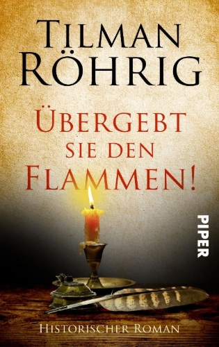 Buchcover und Innenansicht für das Buch: Übergebt sie den Flammen!