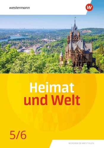 Buchcover und Innenansicht für das Buch: Heimat und Welt 5 / 6. Schulbuch. Für Nordrhein-Westfalen