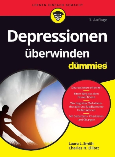 Buchcover und Innenansicht für das Buch: Depressionen überwinden für Dummies