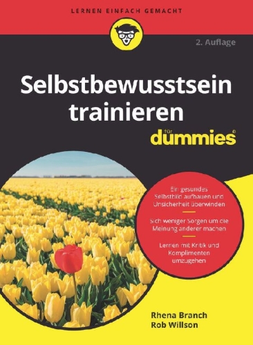 Buchcover und Innenansicht für das Buch: Selbstbewusstsein trainieren für Dummies