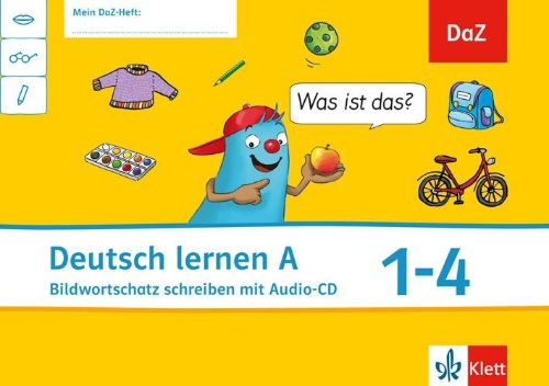 Buchcover und Innenansicht für das Buch: Oskar. Deutsch lernen A. Arbeitsheft 1.-4. Schuljahr