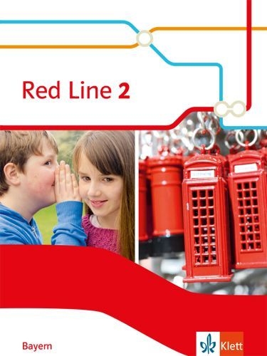 Buchcover und Innenansicht für das Buch: Red Line 2. Schülerbuch (Hardcover) Klasse 6. Ausgabe Bayern ab 2017