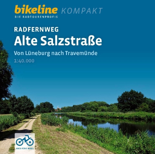 Buchcover und Innenansicht für das Buch: Radfernweg Alte Salzstraße