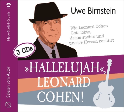 Buchcover und Innenansicht für das Buch: »Hallelujah«, Leonard Cohen!