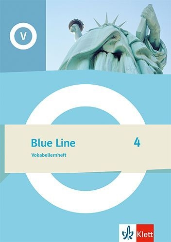 Buchcover und Innenansicht für das Buch: Blue Line 4. Vokabellernheft Klasse 8