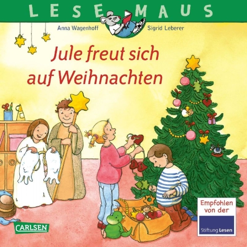 Buchcover und Innenansicht für das Buch: LESEMAUS 161: Jule freut sich auf Weihnachten