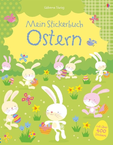 Buchcover und Innenansicht für das Buch: Mein Stickerbuch: Ostern