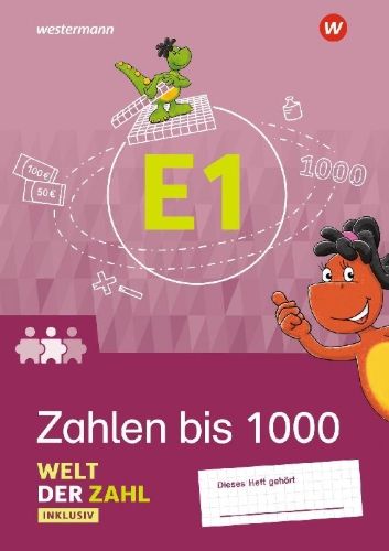 Buchcover und Innenansicht für das Buch: Welt der Zahl Inklusiv. Inklusionsheft E1