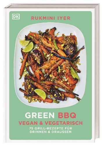 Buchcover und Innenansicht für das Buch: Green BBQ: Vegan & vegetarisch
