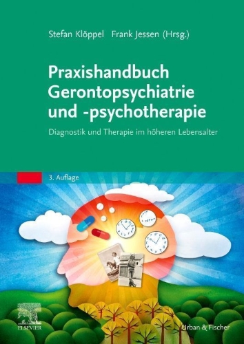 Buchcover und Innenansicht für das Buch: Praxishandbuch Gerontopsychiatrie und -psychotherapie