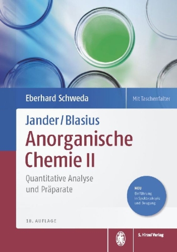 Buchcover und Innenansicht für das Buch: Jander/Blasius | Anorganische Chemie II