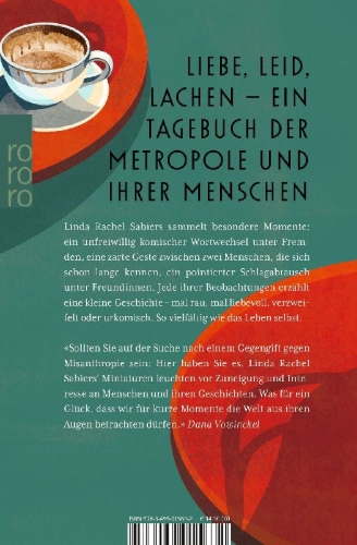 Buchcover und Innenansicht für das Buch: Kleine Momente in der großen Stadt
