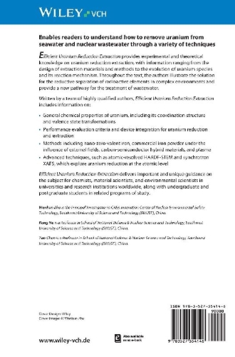 Buchcover und Innenansicht für das Buch: Efficient Uranium Reduction Extraction