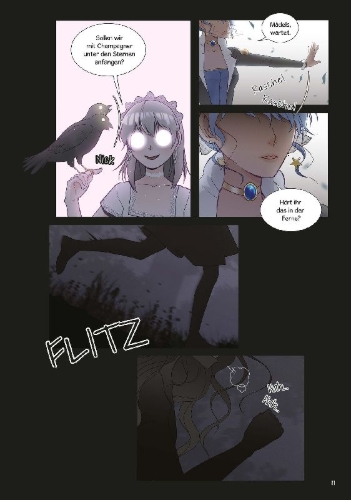 Buchcover und Innenansicht für das Buch: Cursed Princess Club 01