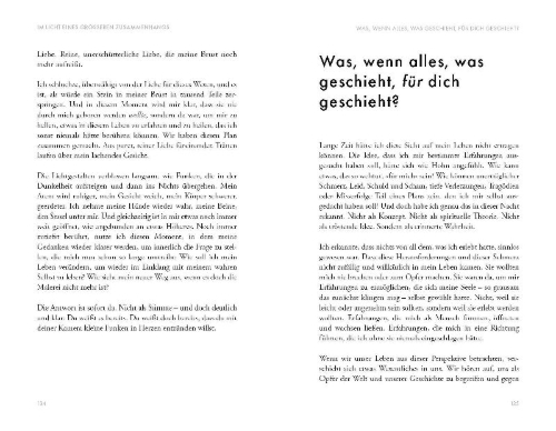 Buchcover und Innenansicht für das Buch: Radikal intuitiv & maximal authentisch