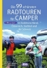 Buchcover und Innenansicht für das Buch: Die 99 schönsten Radtouren für Camper in Süddeutschland, Österreich, Südtirol und der Schweiz