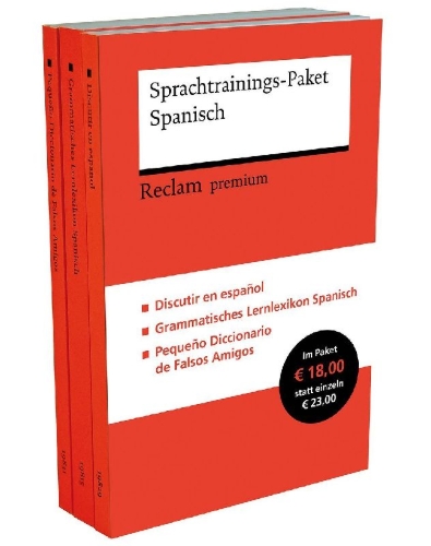 Buchcover und Innenansicht für das Buch: Sprachtrainings-Paket Spanisch. 3 Bände eingeschweißt