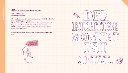 Buchcover und Innenansicht für das Buch: Go, Girl! Mit diesem Buch schaffst du alles