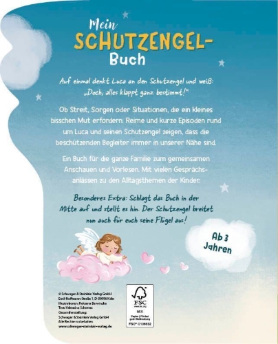 Buchcover und Innenansicht für das Buch: Mein Schutzengel-Buch