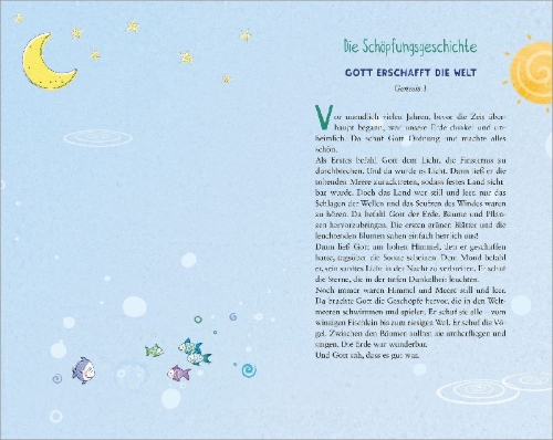 Buchcover und Innenansicht für das Buch: Meine Bibel zum Fest der Erstkommunion
