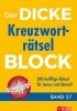 Buchcover und Innenansicht für das Buch: Der dicke Kreuzworträtsel-Block Band 27