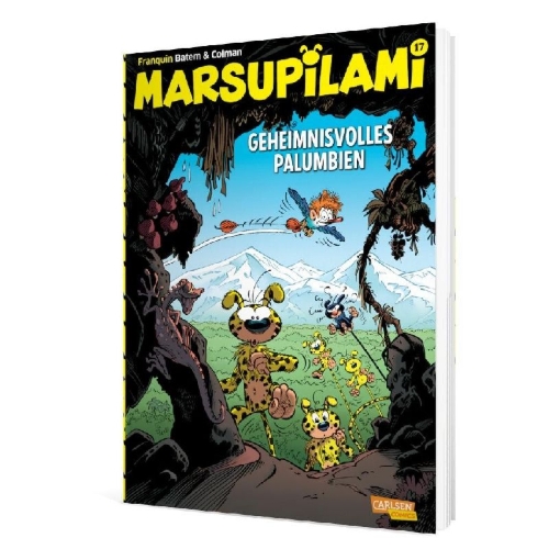 Buchcover und Innenansicht für das Buch: Marsupilami 30 - Palombie secrète