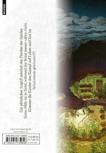 Buchcover und Innenansicht für das Buch: Yakusoku no Neverland