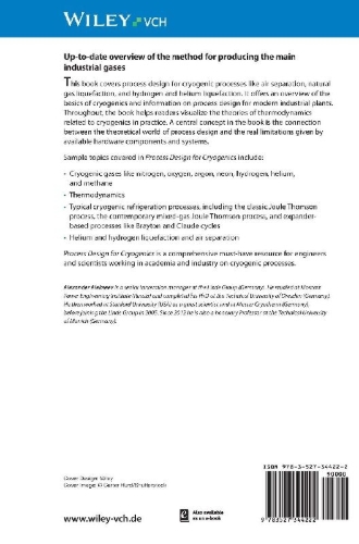 Buchcover und Innenansicht für das Buch: Process Design for Cryogenics