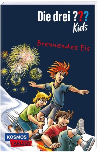 Buchcover und Innenansicht für das Buch: Die drei ??? Kids 40: Brennendes Eis