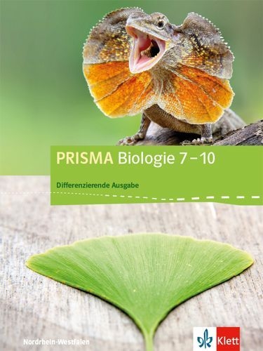 Buchcover und Innenansicht für das Buch: PRISMA Biologie 7-10. Schulbuch Klasse 7-10. Differenzierende Ausgabe Nordrhein-Westfalen