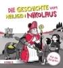 Buchcover und Innenansicht für das Buch: Die Geschichte vom heiligen Nikolaus Kontrastbuch (Pappbilderbuch)