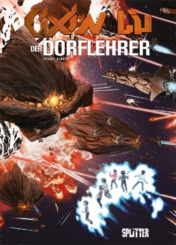 Buchcover und Innenansicht für das Buch: Cixin Liu: Der Dorflehrer (Graphic Novel)