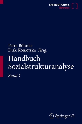 Buchcover und Innenansicht für das Buch: Handbuch Sozialstrukturanalyse