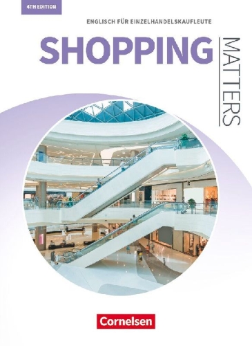Buchcover und Innenansicht für das Buch: Matters Wirtschaft - Englisch für kaufmännische Ausbildungsberufe - Shopping Matters 4th edition - A2/B1