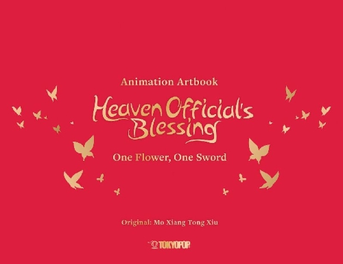 Buchcover und Innenansicht für das Buch: Heaven Official's Blessing Artbook: One Flower, One Sword