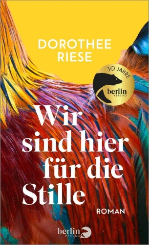 Buchcover und Innenansicht für das Buch: Wir sind hier für die Stille