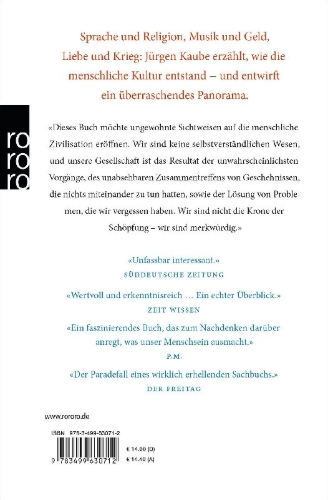 Buchcover und Innenansicht für das Buch: Die Anfänge von allem