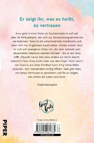 Buchcover und Innenansicht für das Buch: Liebe mich. Für immer