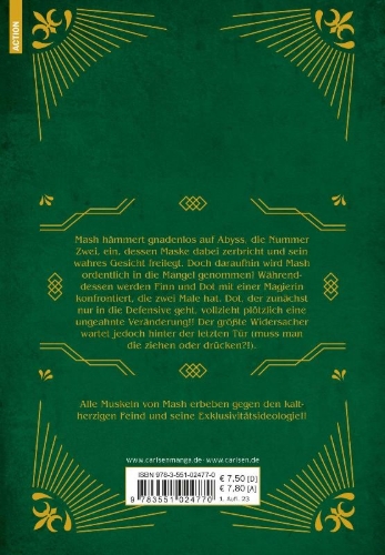 Buchcover und Innenansicht für das Buch: Mashle