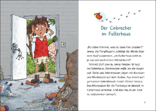 Buchcover und Innenansicht für das Buch: Hier kommt Kalli Wüstenmucks (Band 1)