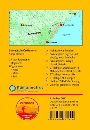 Buchcover und Innenansicht für das Buch: Schwedische Ostküste