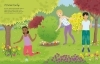 Buchcover und Innenansicht für das Buch: Mein Anziehpuppen-Stickerbuch: Ostern