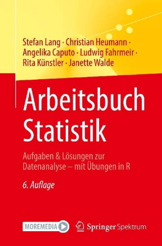 Buchcover und Innenansicht für das Buch: Arbeitsbuch Statistik