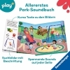 Buchcover und Innenansicht für das Buch: Play+ Mein allererstes Soundbuch Im Park - ab 12 Monate