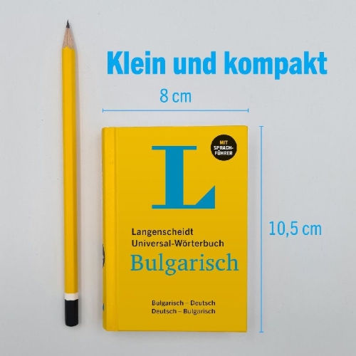 Buchcover und Innenansicht für das Buch: Langenscheidt Universal-Wörterbuch Bulgarisch