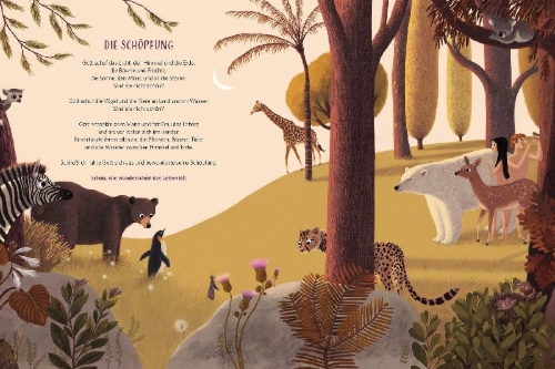 Buchcover und Innenansicht für das Buch: Herders Bilderbuchbibel